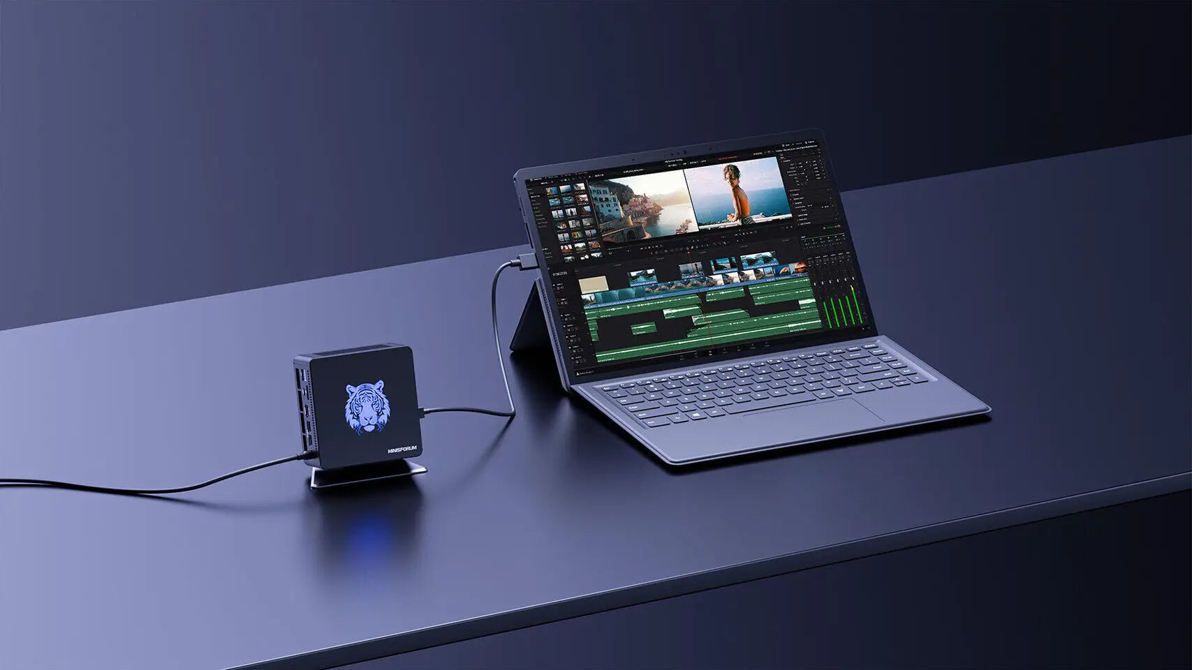 MINISFORUM V3 3 in 1 タブレットPC MINISFORUM V3 3-in-1 Tablet | Ryzen 7 8840U & 16 TOPS AI – Minisforum
