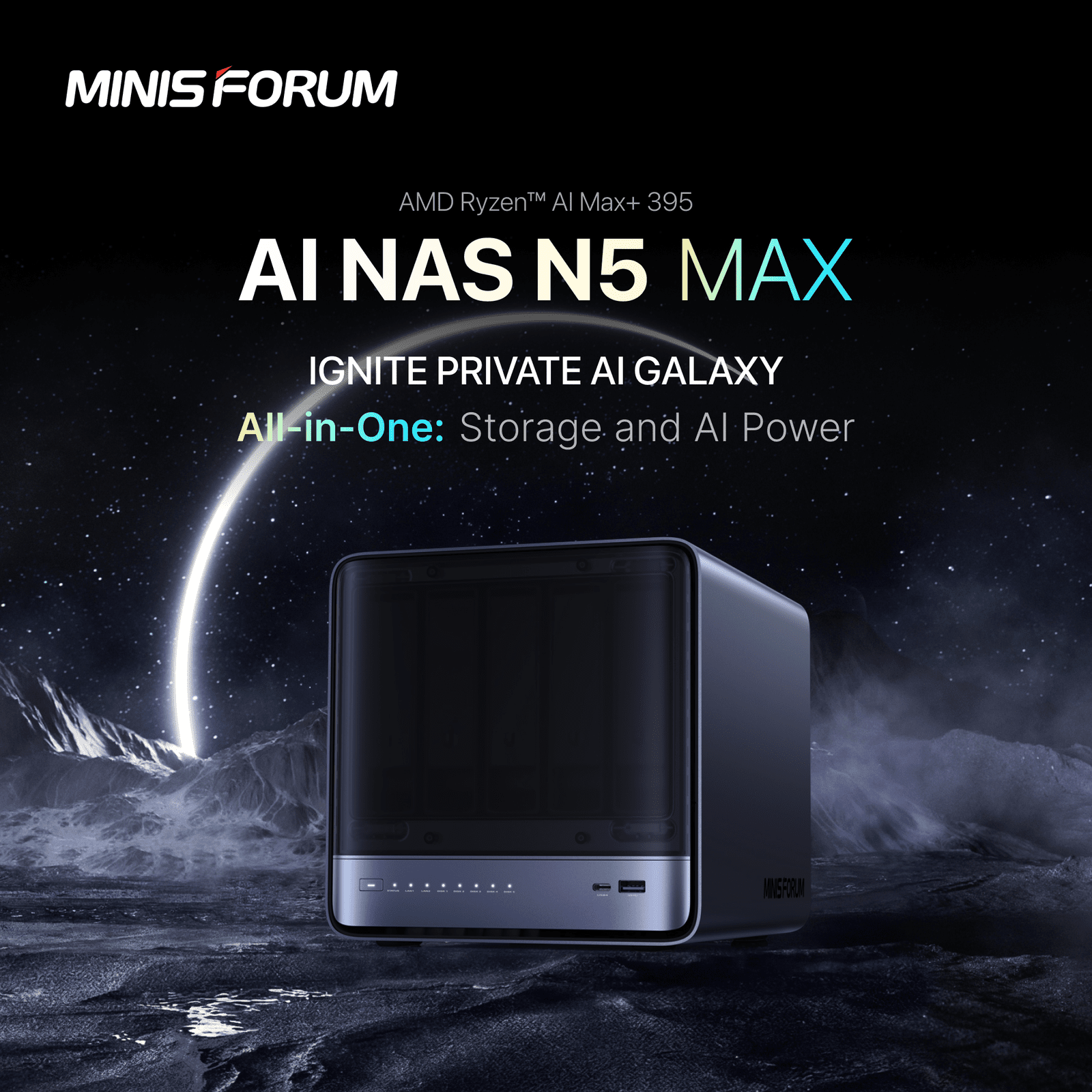 MINISFORUM N5 MAX AI NAS