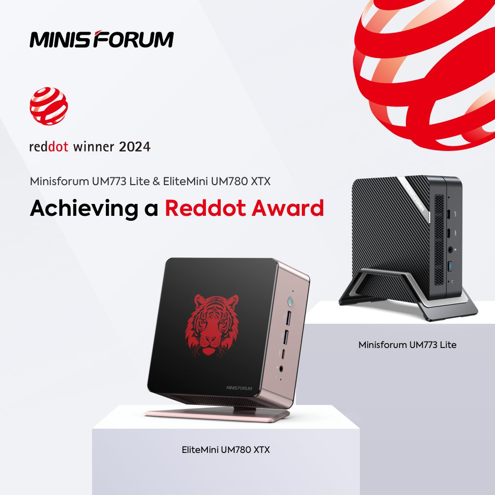 Minisforum Red Dot Design Award 2024 for Innovative Mini-PCs