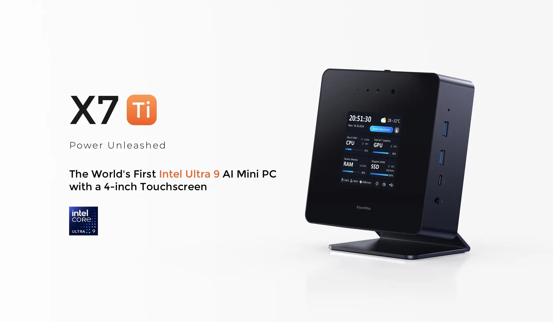 How to Use the Minisforum AtomMan X7 Ti Touchscreen Interface Minisforum