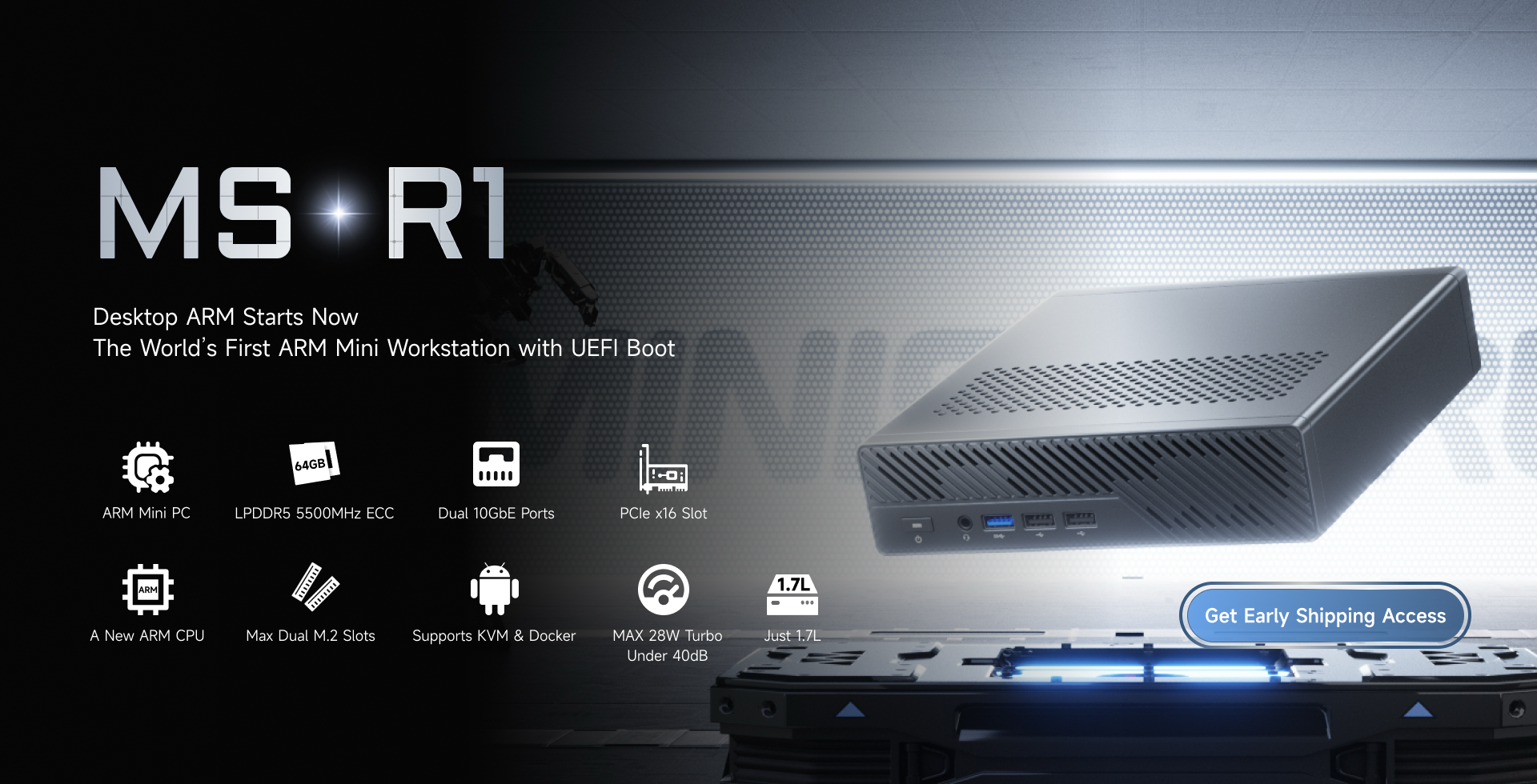 MINISFORUM MS-R1 Achieves Arm System Ready Band and PC-BSA Compliance