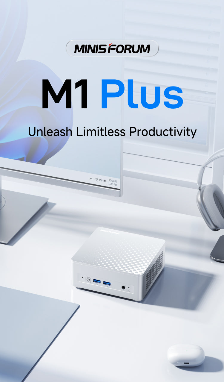 MINISFORUM M1-Plus Mini PC | Intel® Core™ i5-12600H & Dual 2.5G