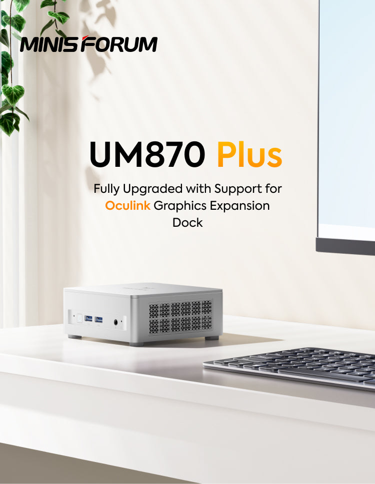 MINISFORUM 880 Plus Mini PC| AMD Ryzen™7 8845HS – Minisforum