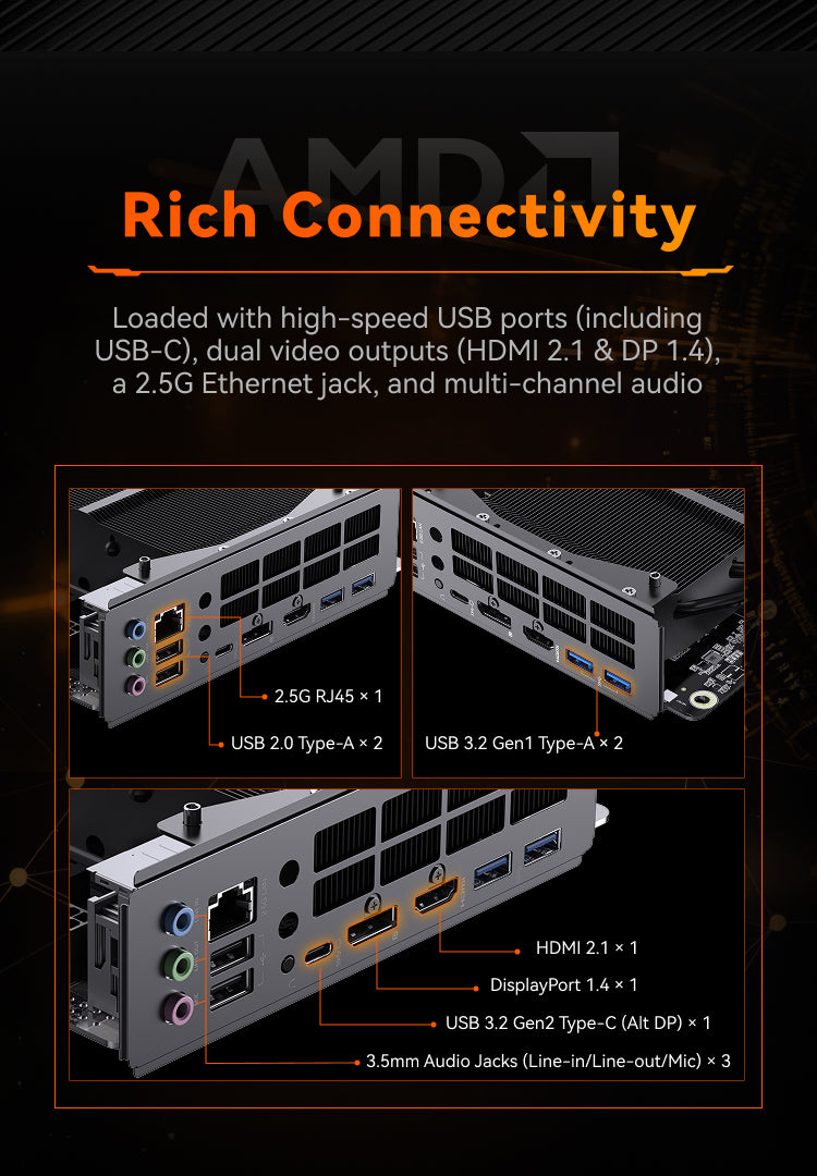 MINISFORUM BD775i SE / BD895i SE Motherboard | AMD Ryzen™ 9 8945HX