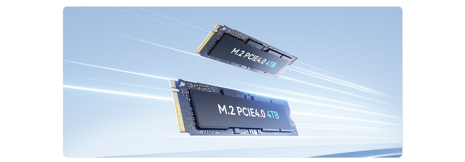 雙 M.2 PCIe 4.0 SSD 插槽圖示