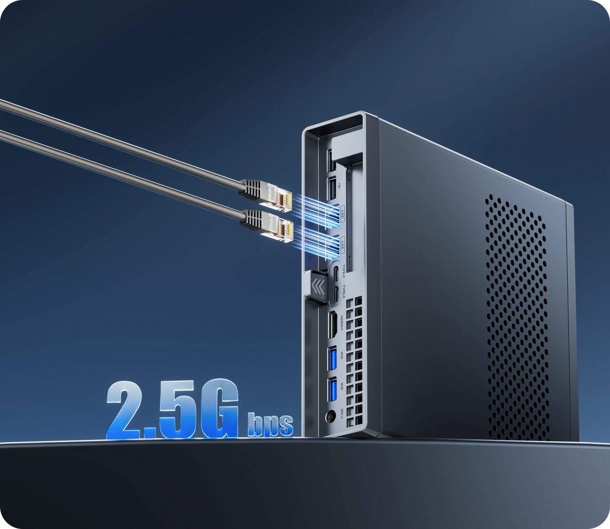 2.5Gbps RJ45  <br><span>network ports× 2</span>