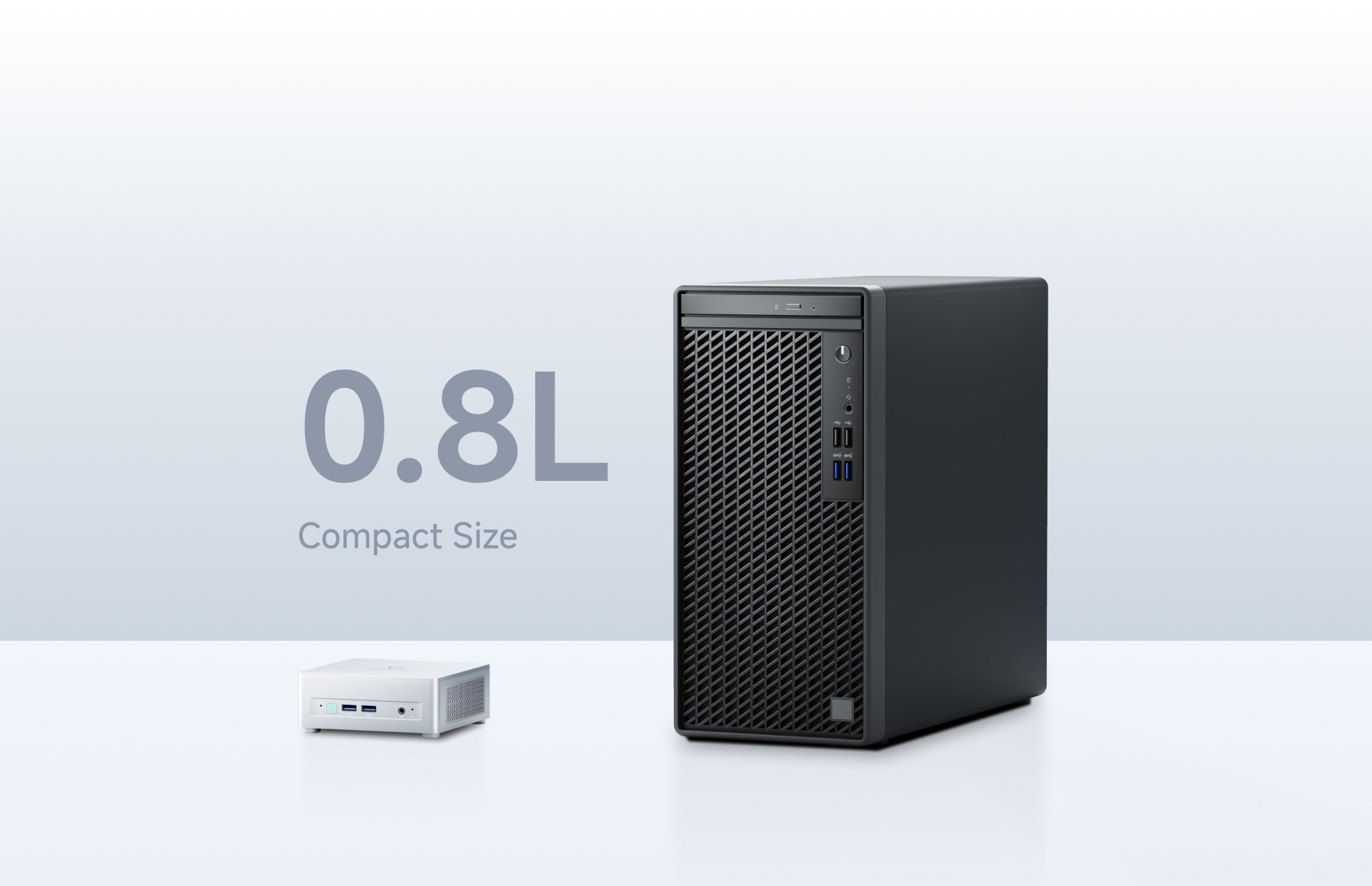 美品 Minisforum UM750L Slim ミニPC MINISFORUM UM750L Slim Mini PC, AMD Ryzen 5 7545U Mini Computer(6C