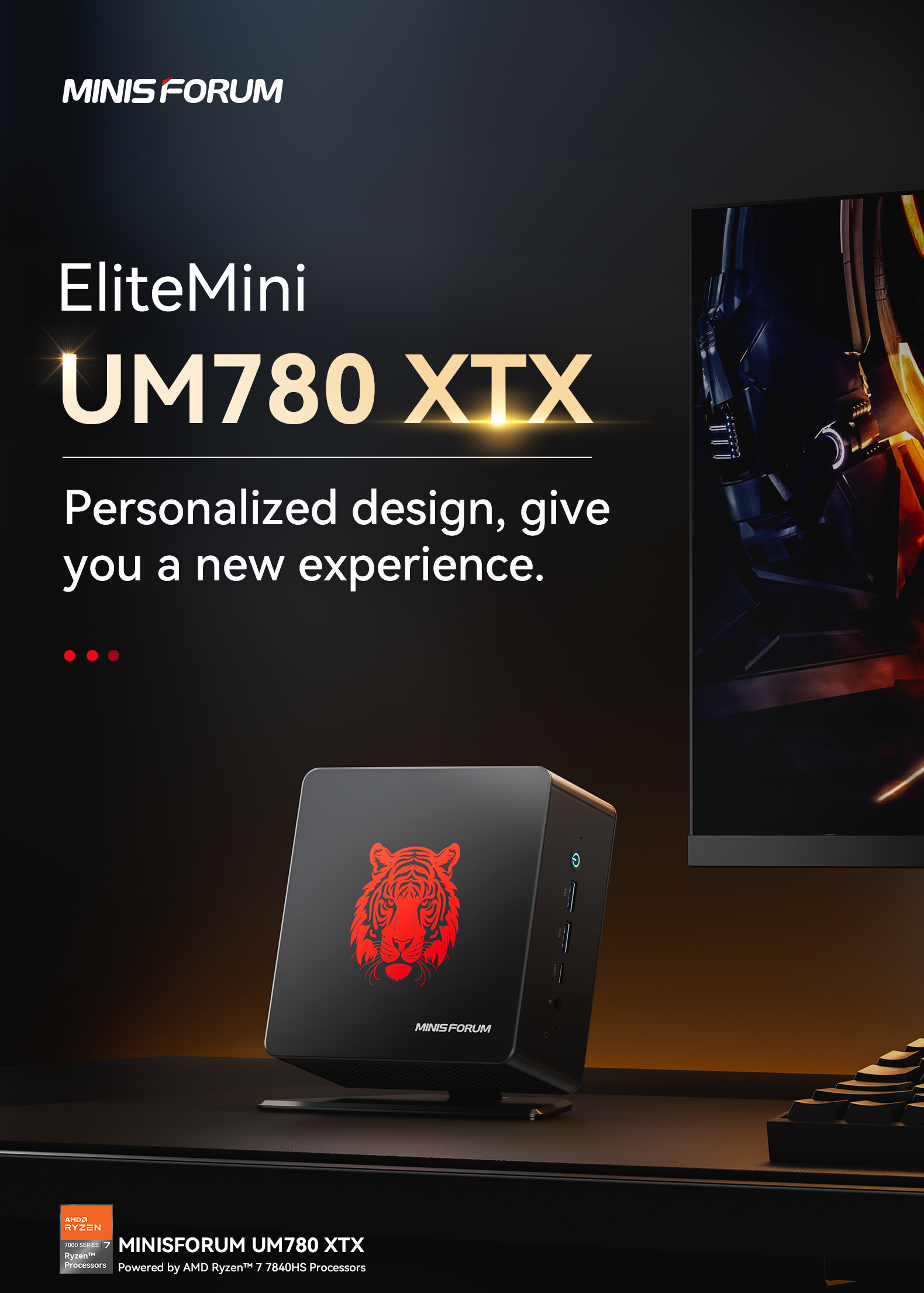 MINISFORUM Launches EliteMini UM780 XTX Mini PC