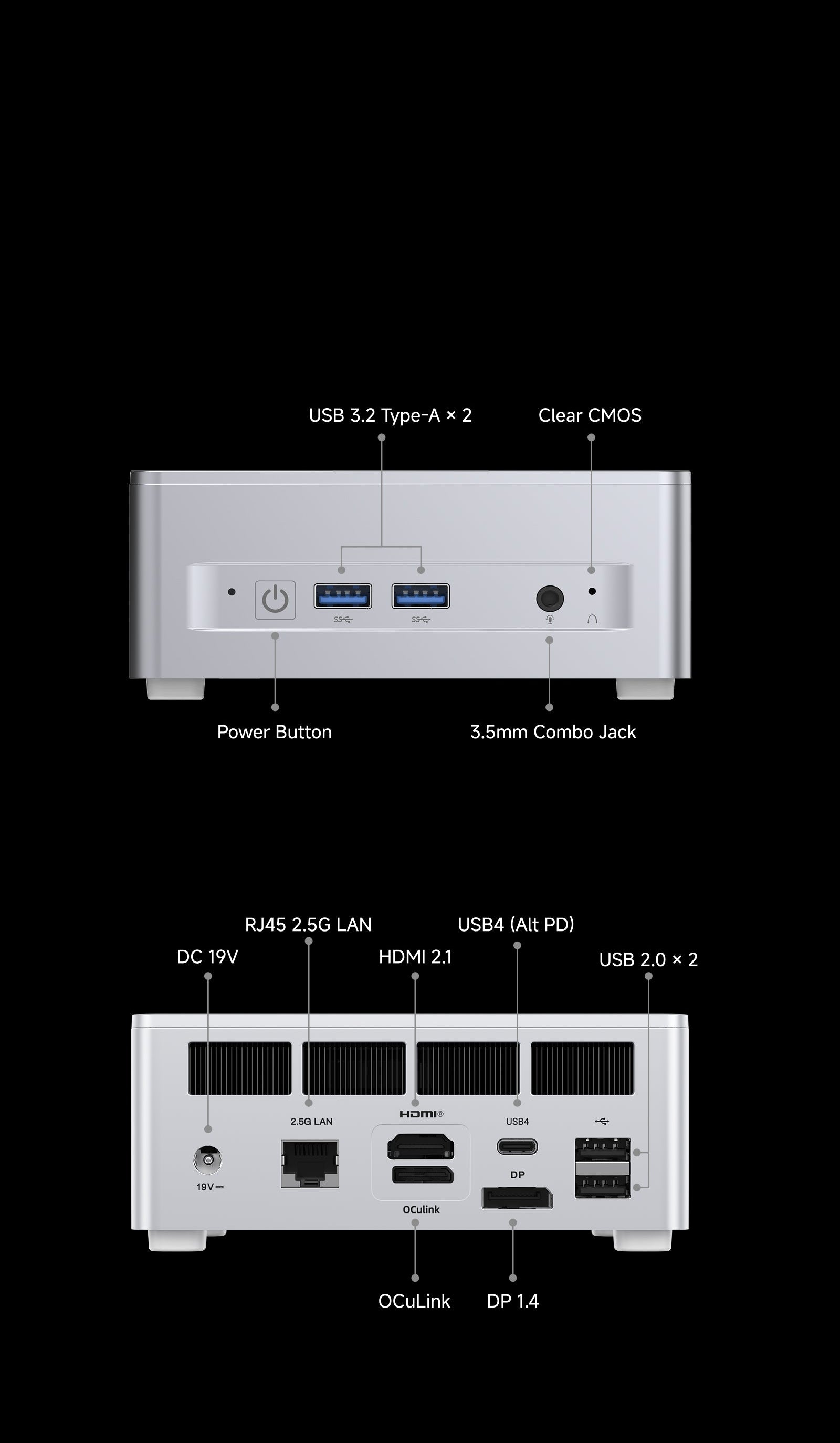 MINISFORUM X1 Lite Mini PC | AMD Ryzen™ 7 255 | Dual DDR5+Dual M.2