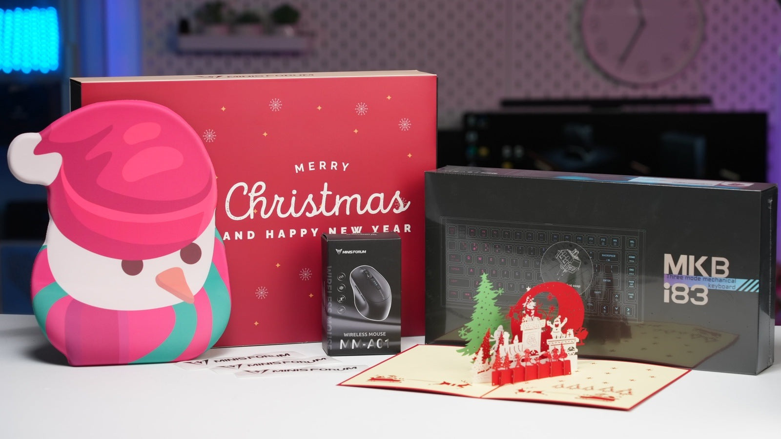 MINISFORUM Christmas Keyboard & mouse set