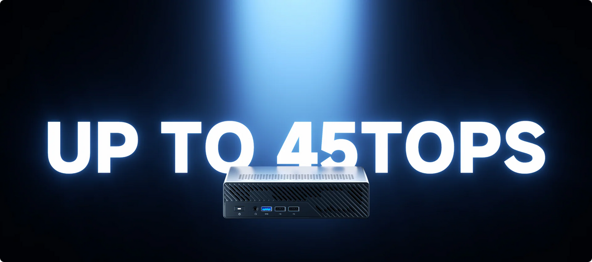 MINISFORUM MS-R1 heterogeneous computing platform with CIX CP8180, up to 45 TOPS AI performance, and PCIe x16 expansion for external GPU acceleration
