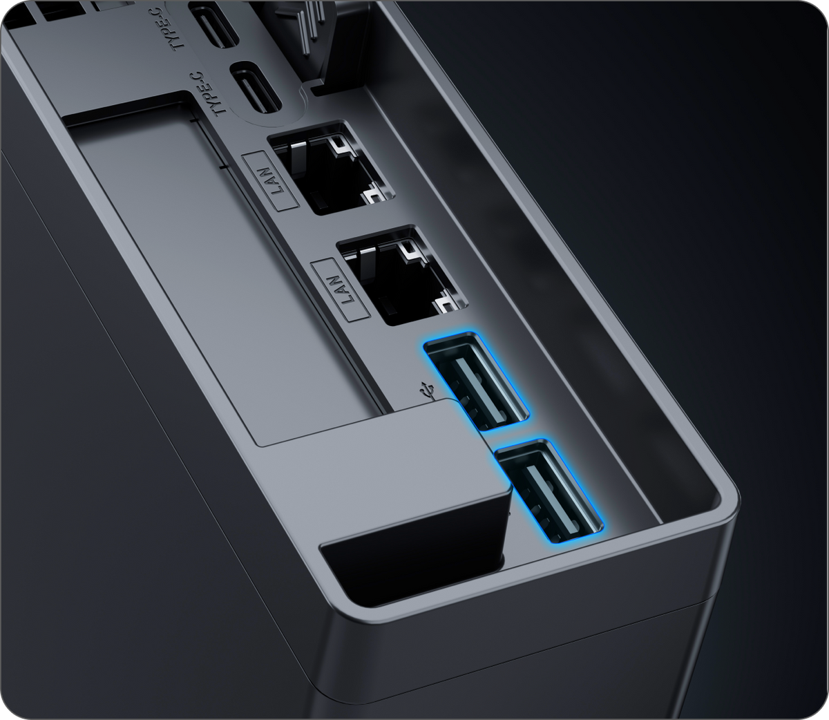 More USB-A <span>Connectivity</span>