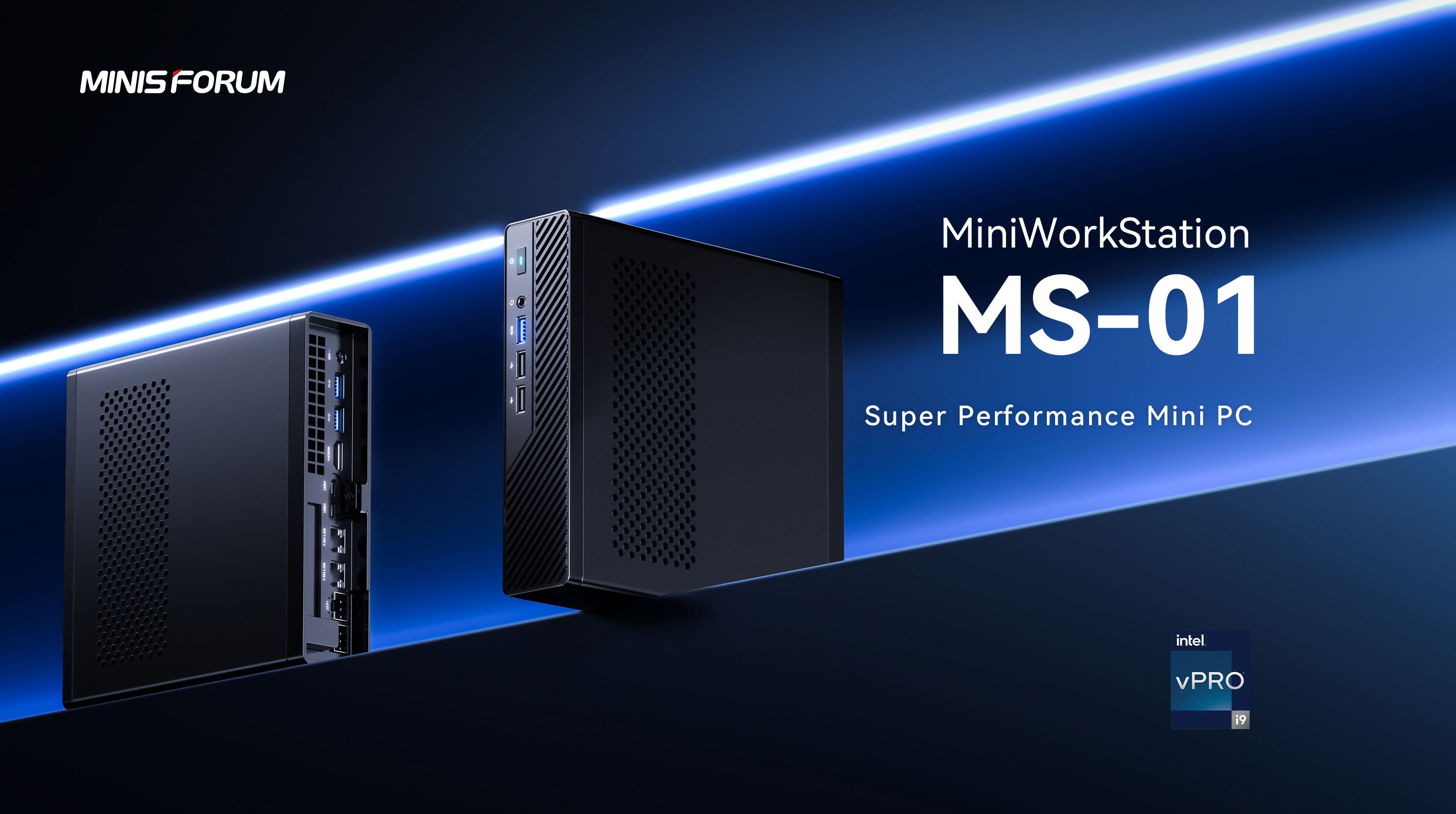 Minisforum MS-01 Mini PC Workstation - 32GB RAM & 1TB SSD