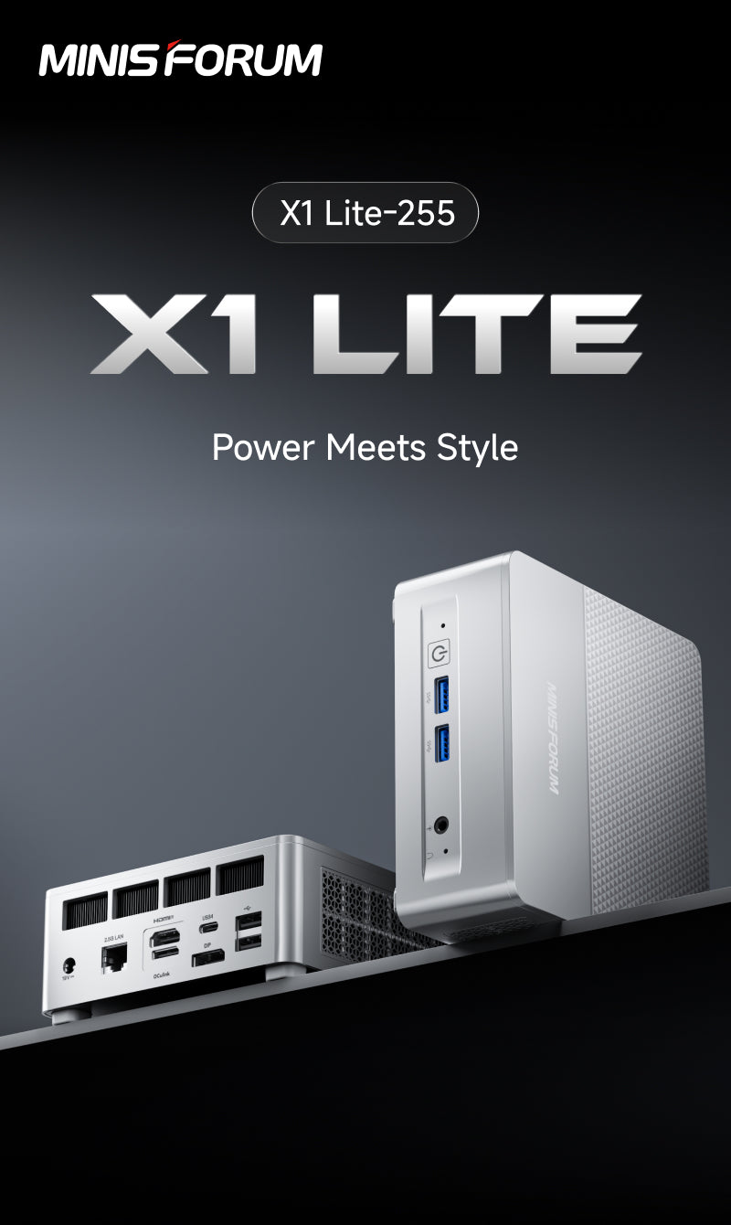 美品 ミニPC「Minisforum X1 Lite」 32GB+1TB 新古品 MINISFORUM X1 Lite