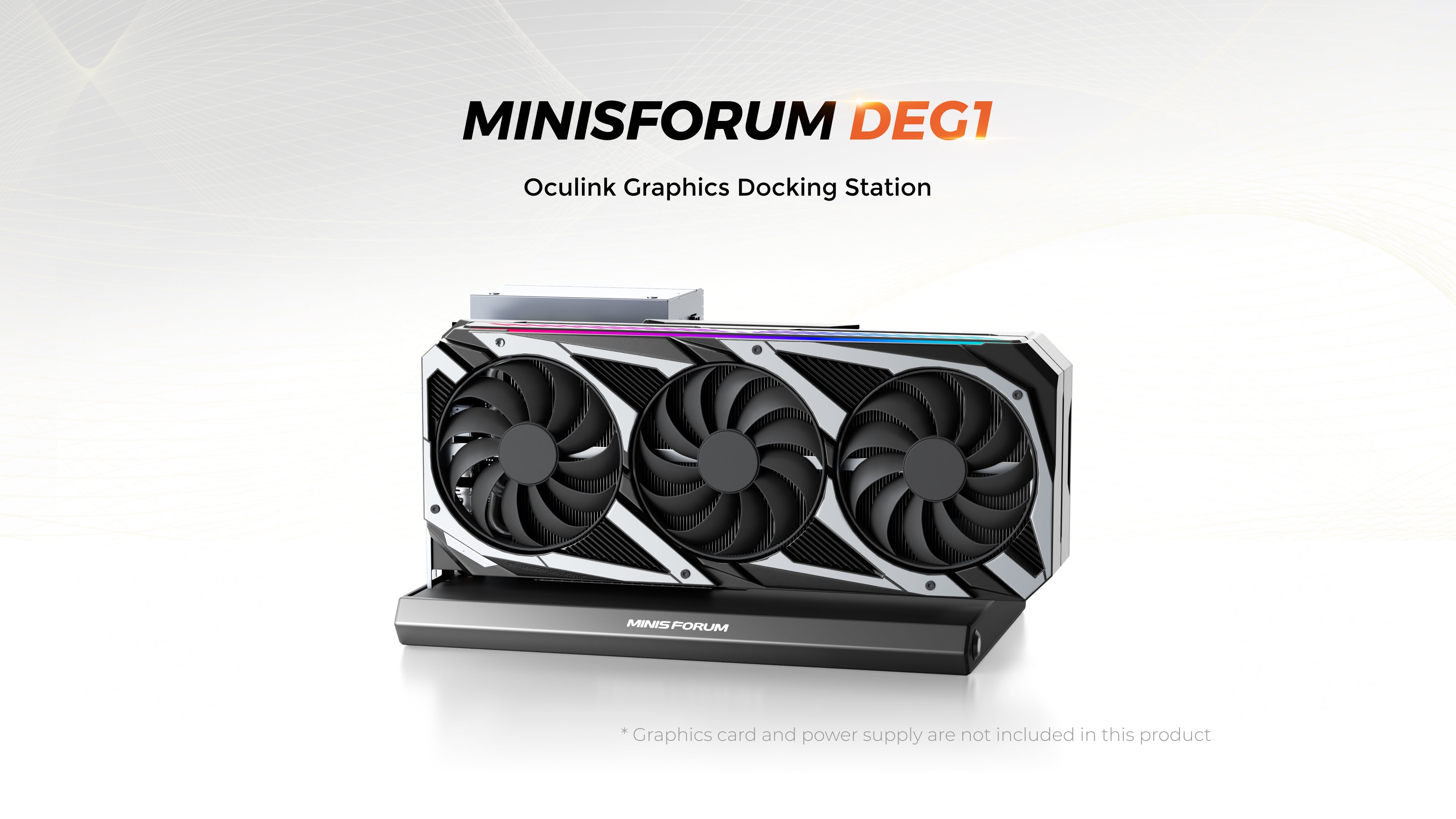 Minisform DEG1 eGPU Dock | OCuLink eGPU dock | supports ATX/SFX