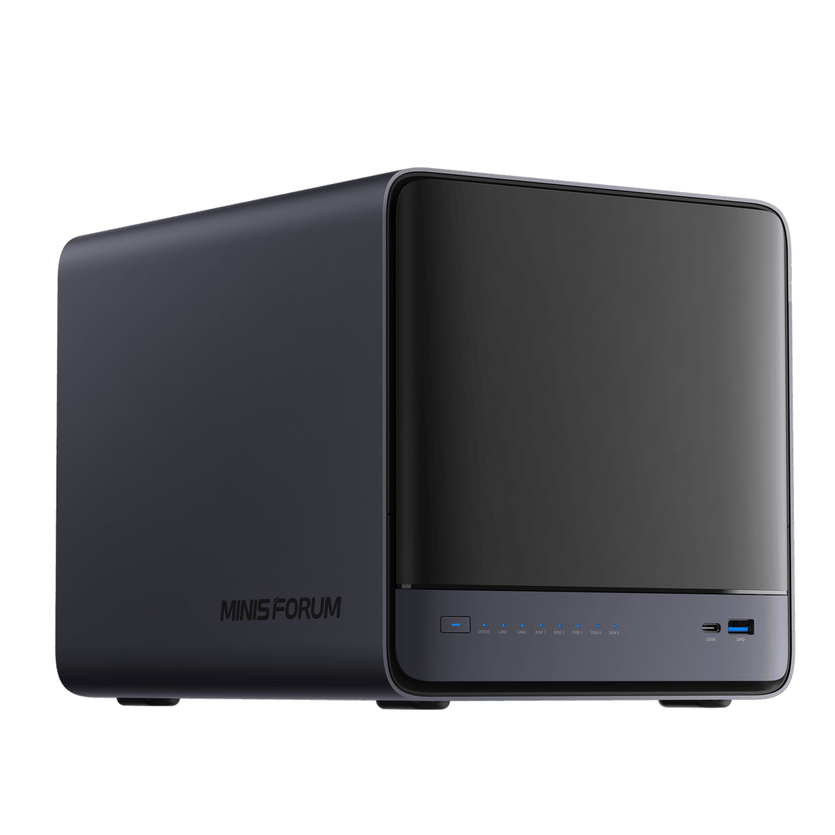 MINISFORUM N5 AIR AI NAS | AMD Ryzen 7 255 | 50 TOPS | 10GbE