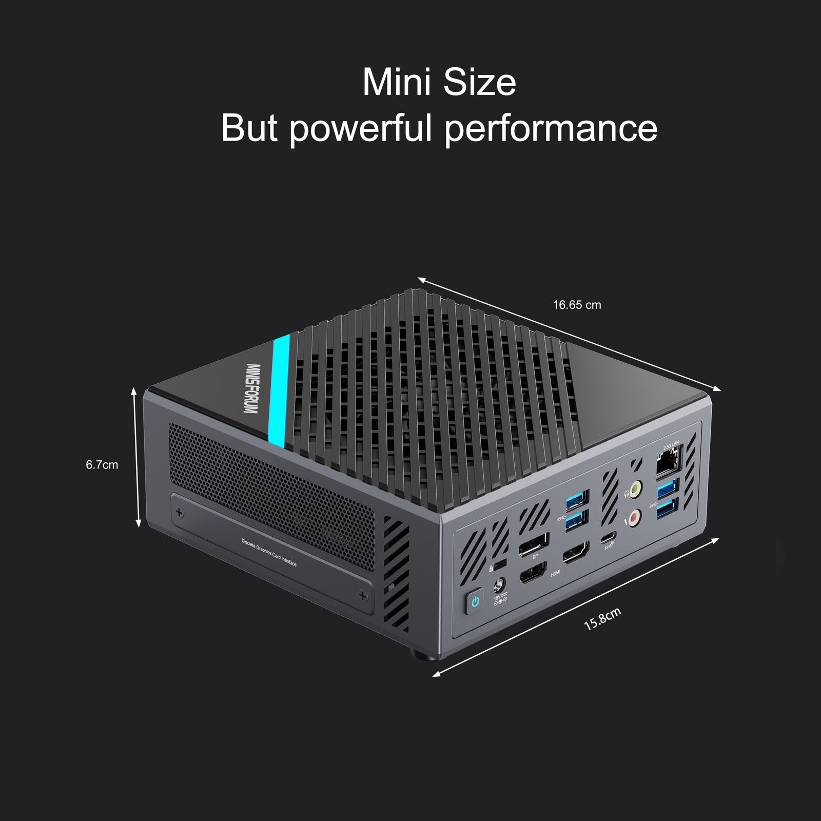 Dimensions of Minisforum B550