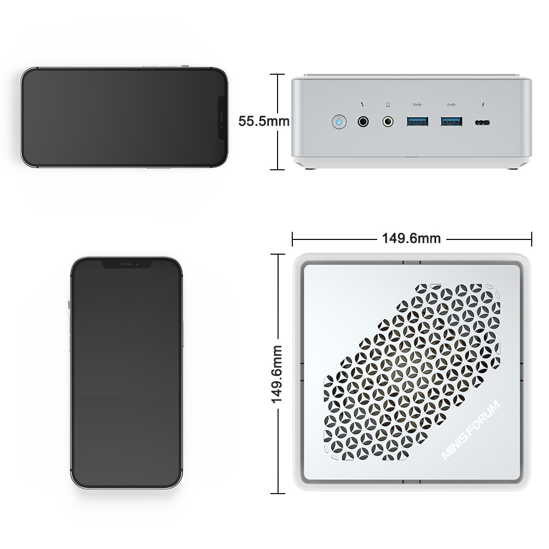 Minisforum EliteMini TH50 Mini PC Intel® Core™ i5-11320H