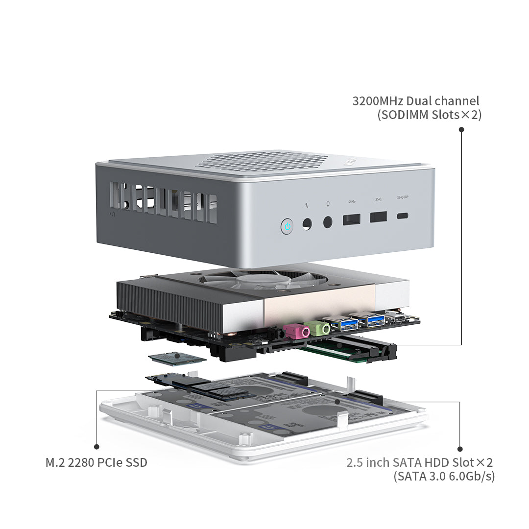 Minisforum EliteMini HM90 Mini PC AMD Ryzen 9 4900H Deskmini