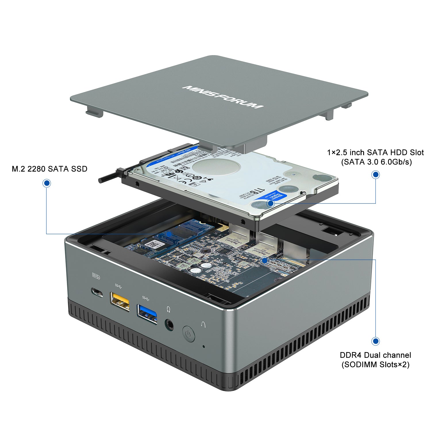 在庫あ得価Minisforum UM350 ミニPC